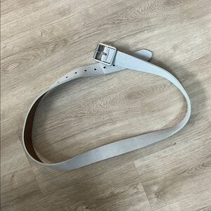 Grey suede Men’s Belt, size Large, New worn twice